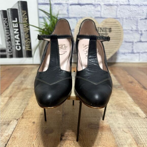 John Fluevog TeaPots Sencha Mary janes black leather size 10.5 - Picture 11 of 14